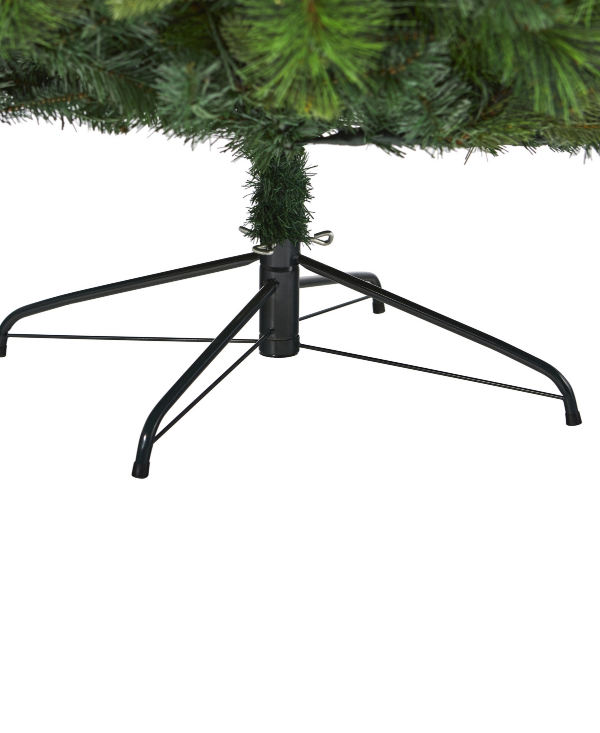 West Virginia Full Bodied Mixed Pine Artificial Christmas Tree with Lights and Pinecones,