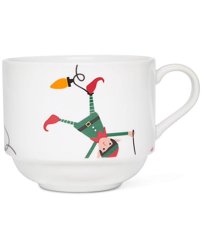 The Cellar Holiday Stackable Mugs, Set of 4, Created for Macy's Macy's