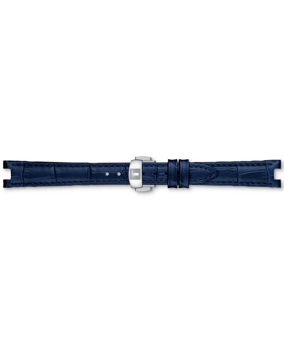 Shop Tissot Women's Swiss Automatic Bellissima Blue Leather Strap Watch 29mm In No Color