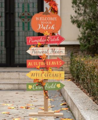 Fall Pumpkin Patch Porch Sign, 42.50"