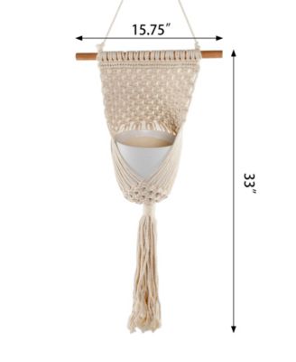 Macrame Plant Hanger, 33"