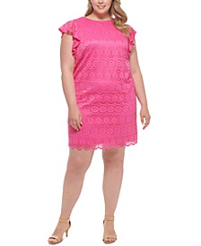 Plus Size Lace A-line Dress