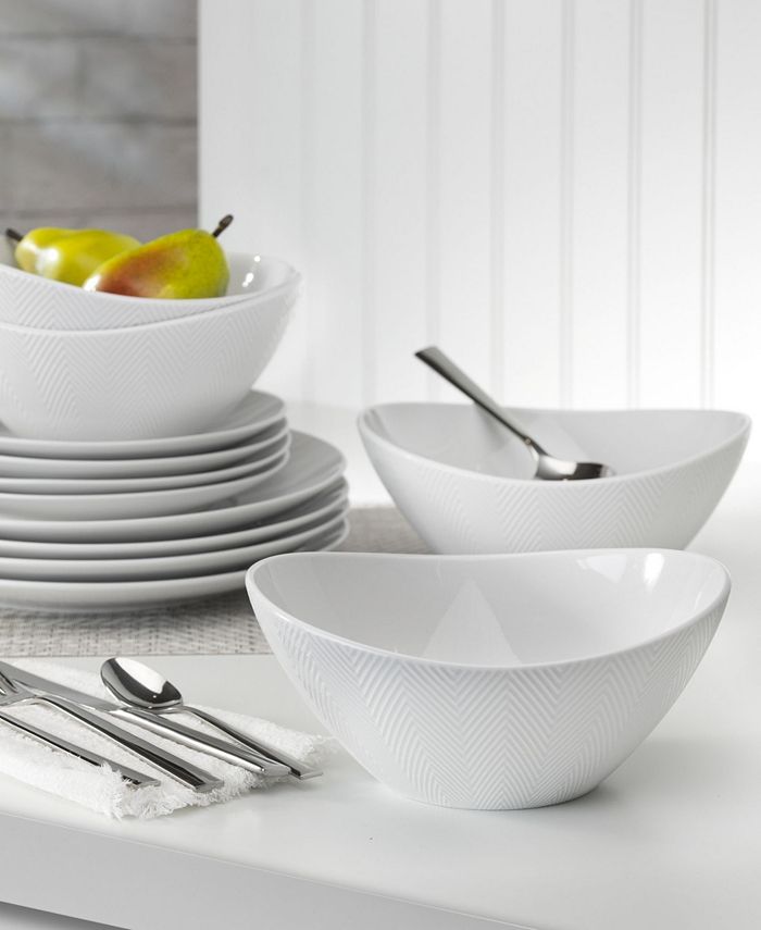 Euro Ceramica Highlands Serving Bowl Set, 4 Piece & Reviews Serveware