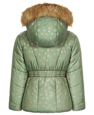 Rothschild Zweifarbige Pufferjacke Für Jungen – Warm, Praktisch, Mit Fleecemütze Und Vielen Taschen