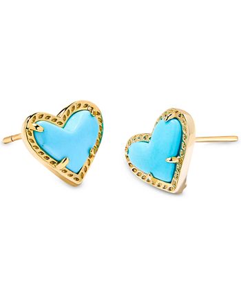 Kendra Scott Stone Heart Stud Earrings - Macy's