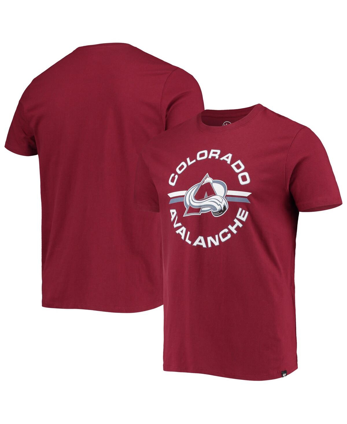 47 Brand Men's '47 Burgundy Colorado Avalanche Assist Super Rival T-shirt