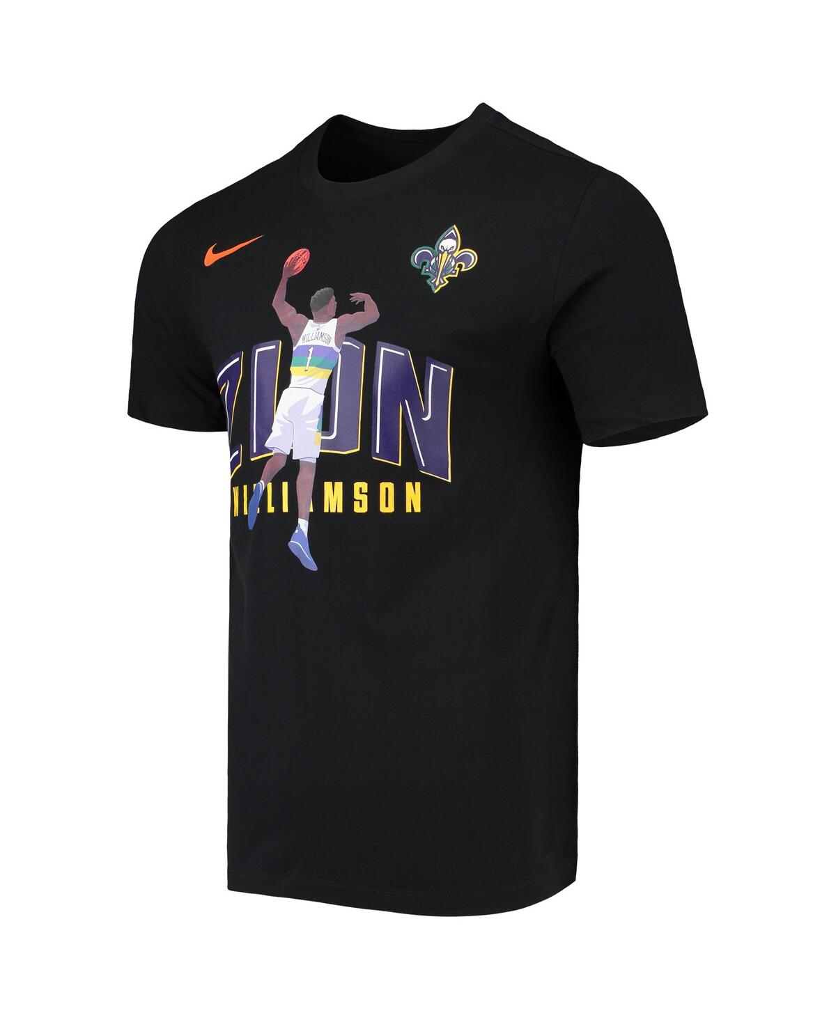 Shop Nike Men's  Zion Williamson Black New Orleans Pelicans Hero Performance T-shirt
