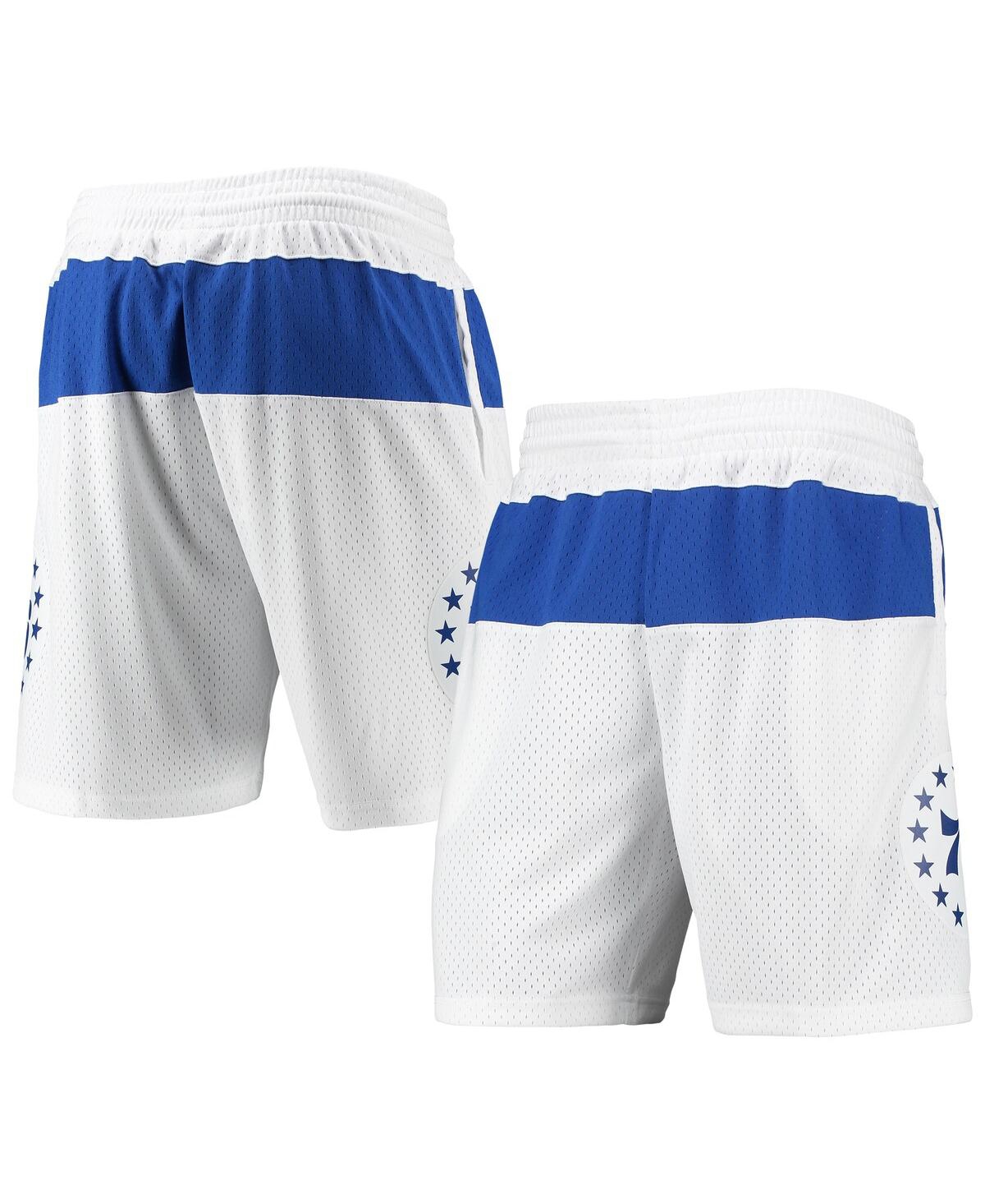 Mitchell & Ness Men's  White Philadelphia 76ers 2003-04 Hardwood Classics Swingman Shorts In White