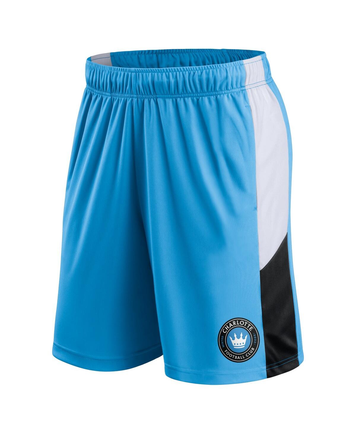 Shop Fanatics Men's  Blue Charlotte Fc Prep Squad Shorts