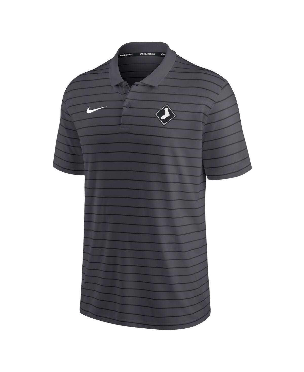 Shop Nike Men's  Charcoal Chicago White Sox Authentic Collection City Connect Striped Performance Polo Shi
