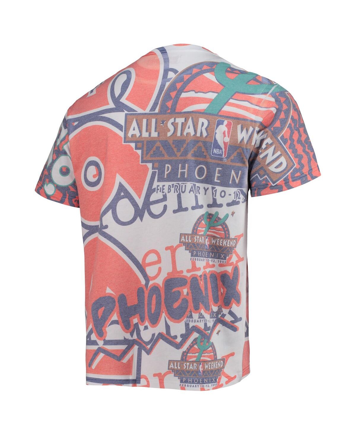 Mitchell & Ness White Nba 1995 All-star Game Hardwood Classics Big & Tall Jumbotron T-shirt In White