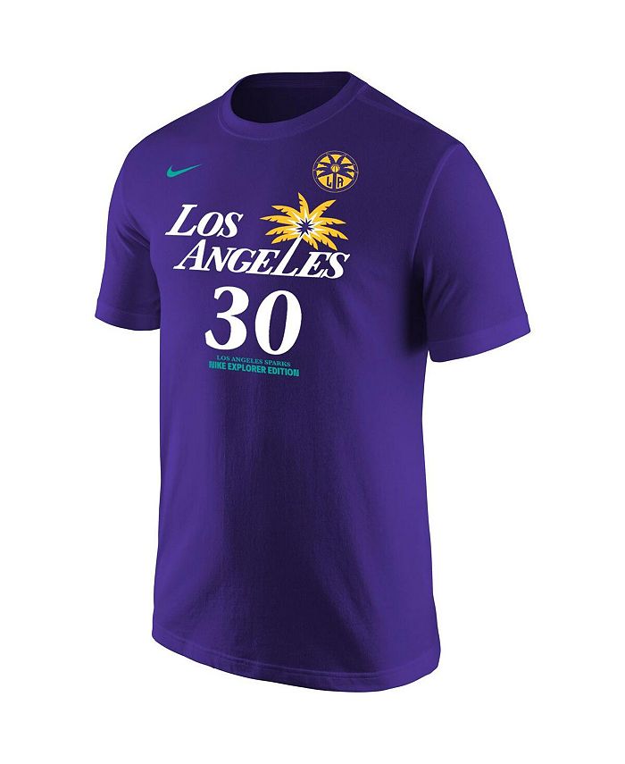 Men's Los Angeles Sparks Nike Purple Logo Performance T-Shirt