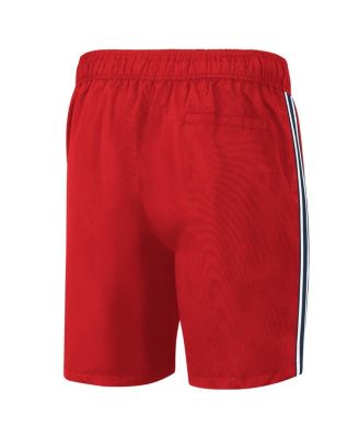 Men's Red and Navy Washington Capitals Sand Beach Swim Shorts