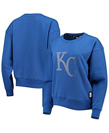 Women's Royal Kansas City Royals Carrie Pullover Sweatshirt