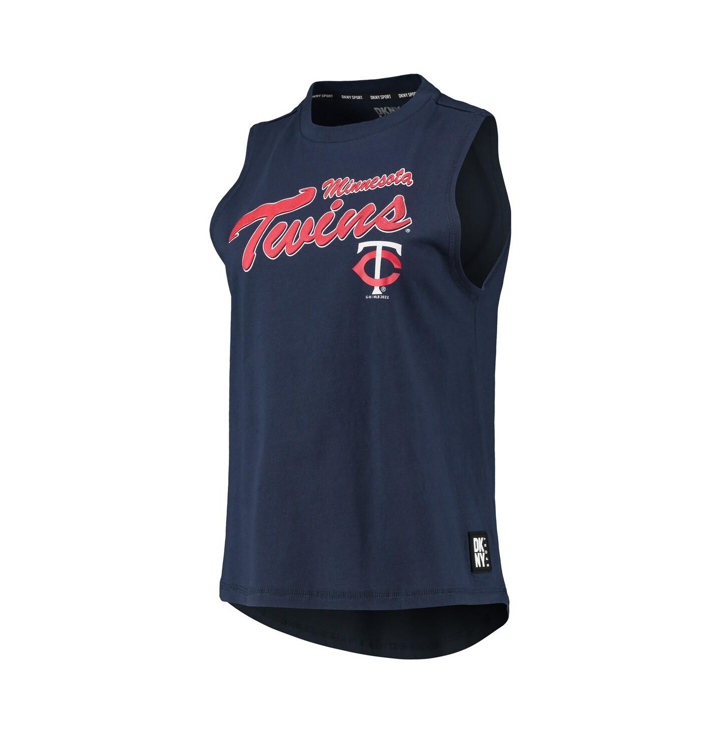 Женский топ DKNY Navy Minnesota Twins Marcie — фото 3