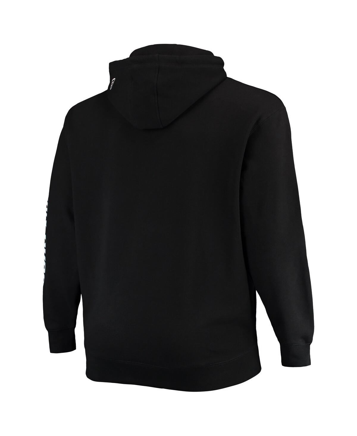 New Era Men's  Black Phoenix Suns 2021/22 City Edition Big And Tall Pullover Hoodie In Black