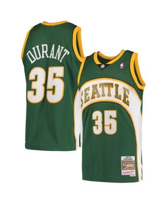 Men's Kevin Durant Green Seattle SuperSonics Hardwood Classics 2007-08 Swingman Jersey