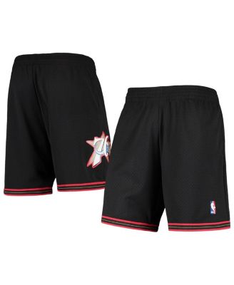Men's Mitchell & Ness Black Philadelphia 76ers Primary Team Logo