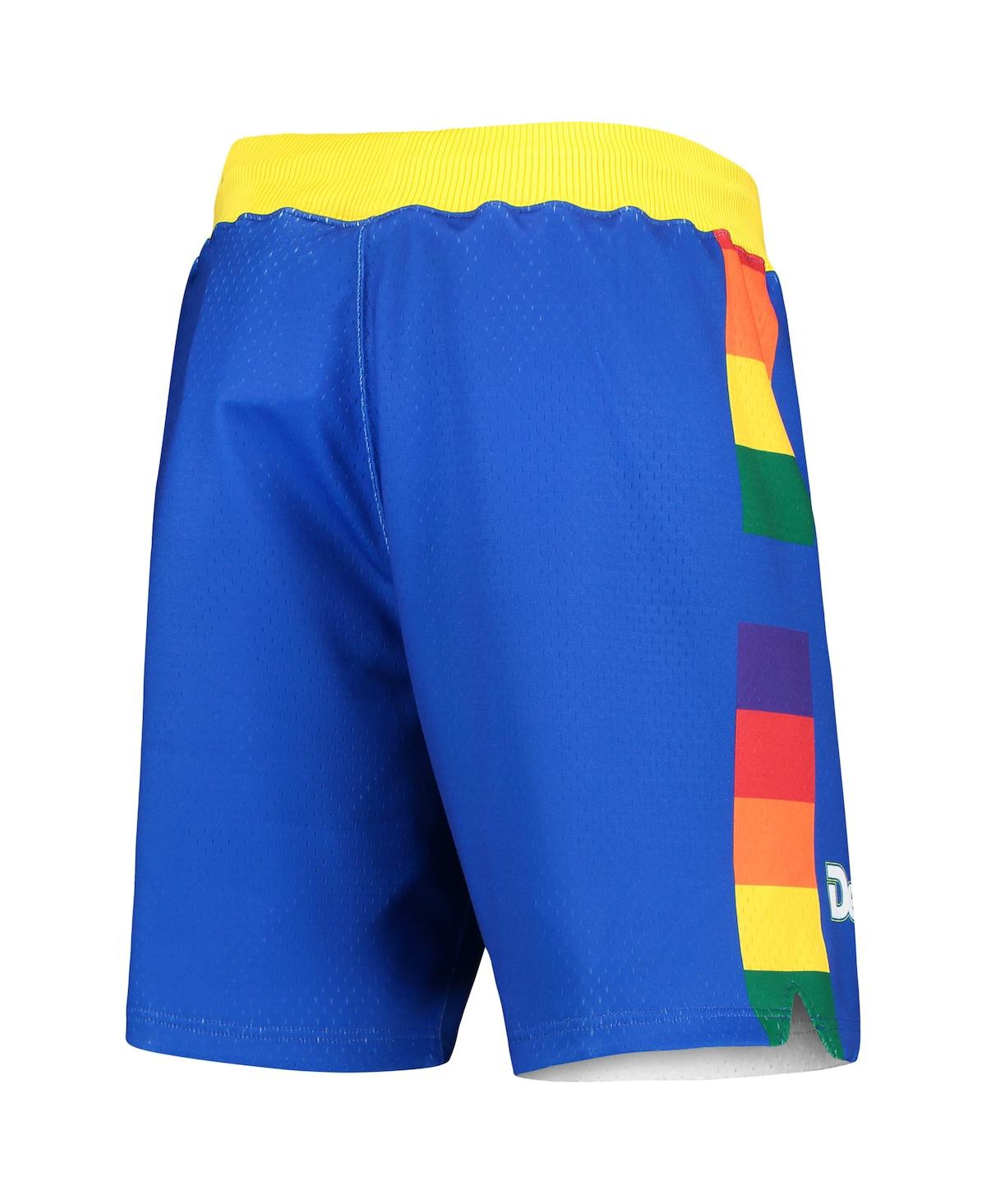 Men's Mitchell & NessDenver Nuggets 1991/92 Hardwood Classics Authentic Shorts - Royal