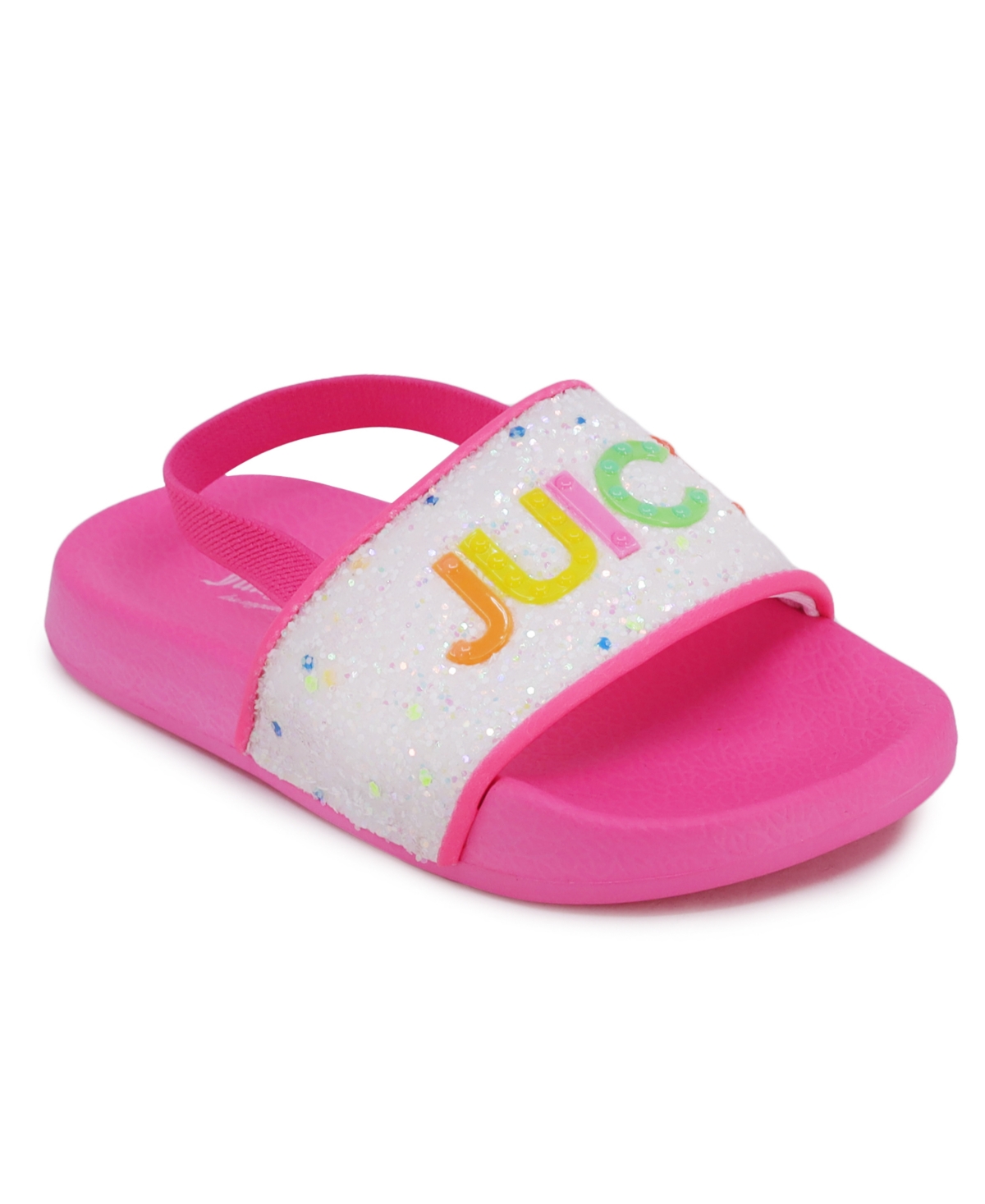 Juicy Couture Toddler Girls Lil Los Rios Slides In Multi Silver-tone