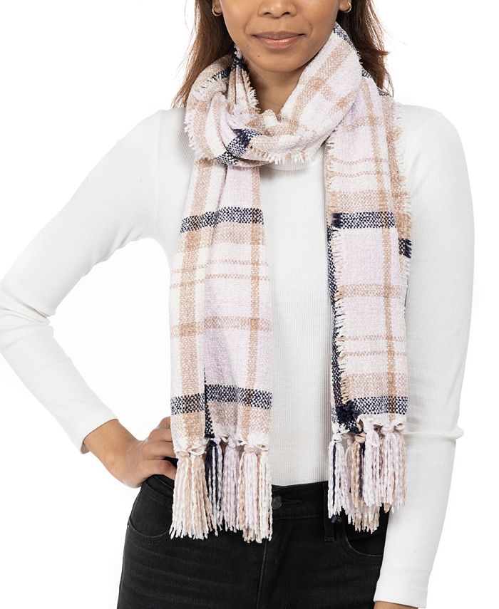 Charter Club Women's Chenille Square-Plaid Scarf, Created for Macy's &  Reviews - Scarves & Wraps - Handbags & Accessories - Macy's