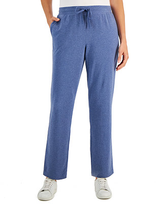 Karen Scott Petite Drawstring Active Pants, Created for Macy's - Macy's