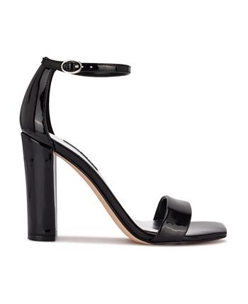 Nine West Women's Marrie Square Toe Block Heel Dress Sandals - Macy's