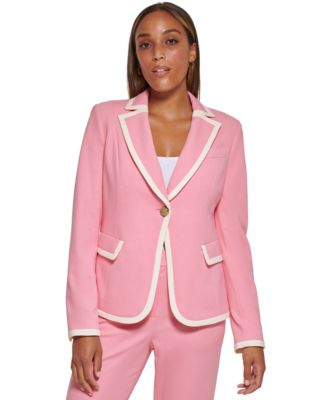 dkny pink blazer