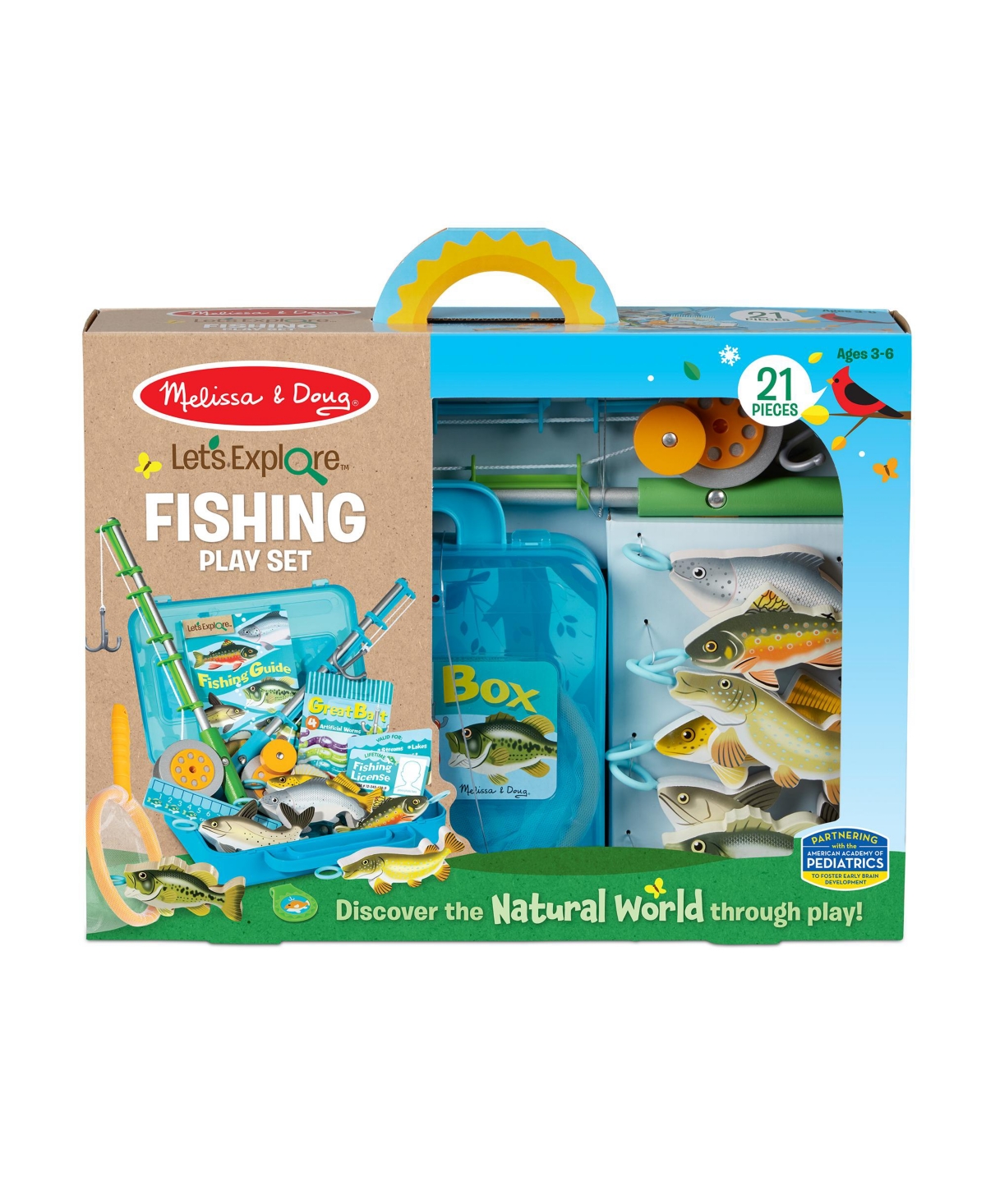 MELISSA & DOUG LETS EXPLORE FISHING PLAY SET 