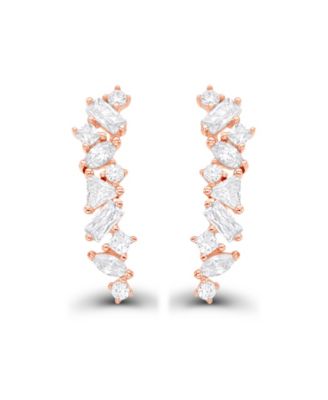 Crawler Earrings in 14K Gold Plated or Sterling Silver