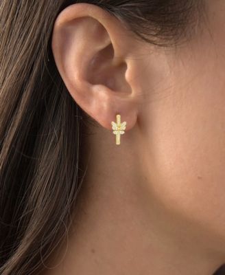 Hoop Earrings in 14K Gold Plated or Sterling Silver