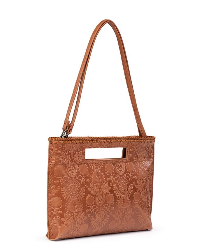 The Sak Women's Linden Leather Crossbody Clutch & Reviews Handbags