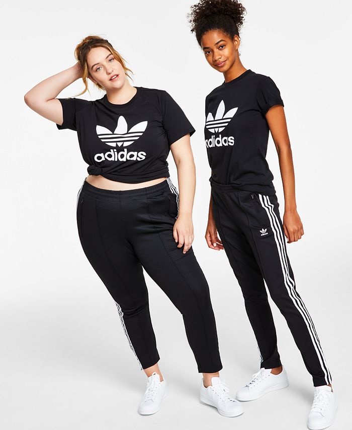 adidas Women's Superstar Full Length Track Pants PrimeBlue, XS-4X & Reviews  - Activewear - Women - Macy's