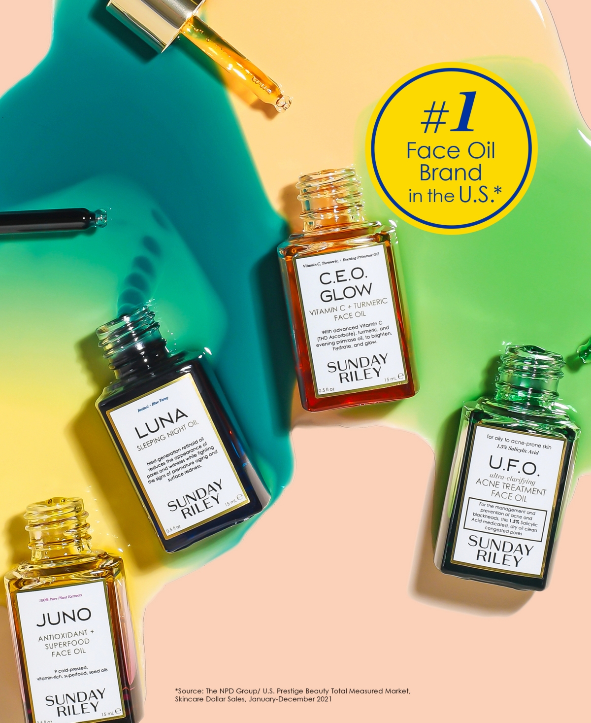 Sunday Riley Juno Antioxidant + Superfood Face Oil