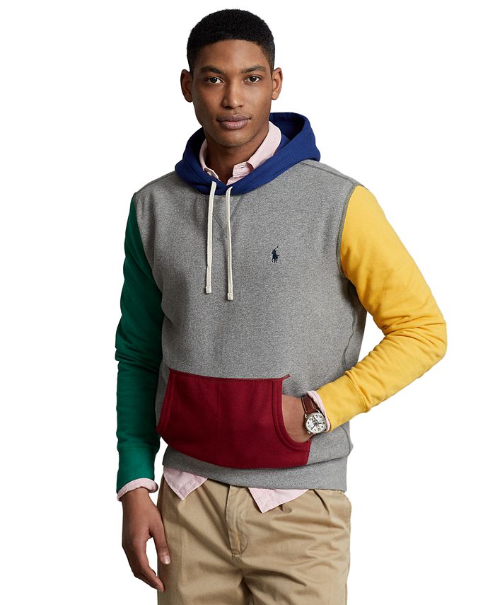Polo Ralph Lauren Men's RL Fleece Color-Blocked Hoodie - Macy's