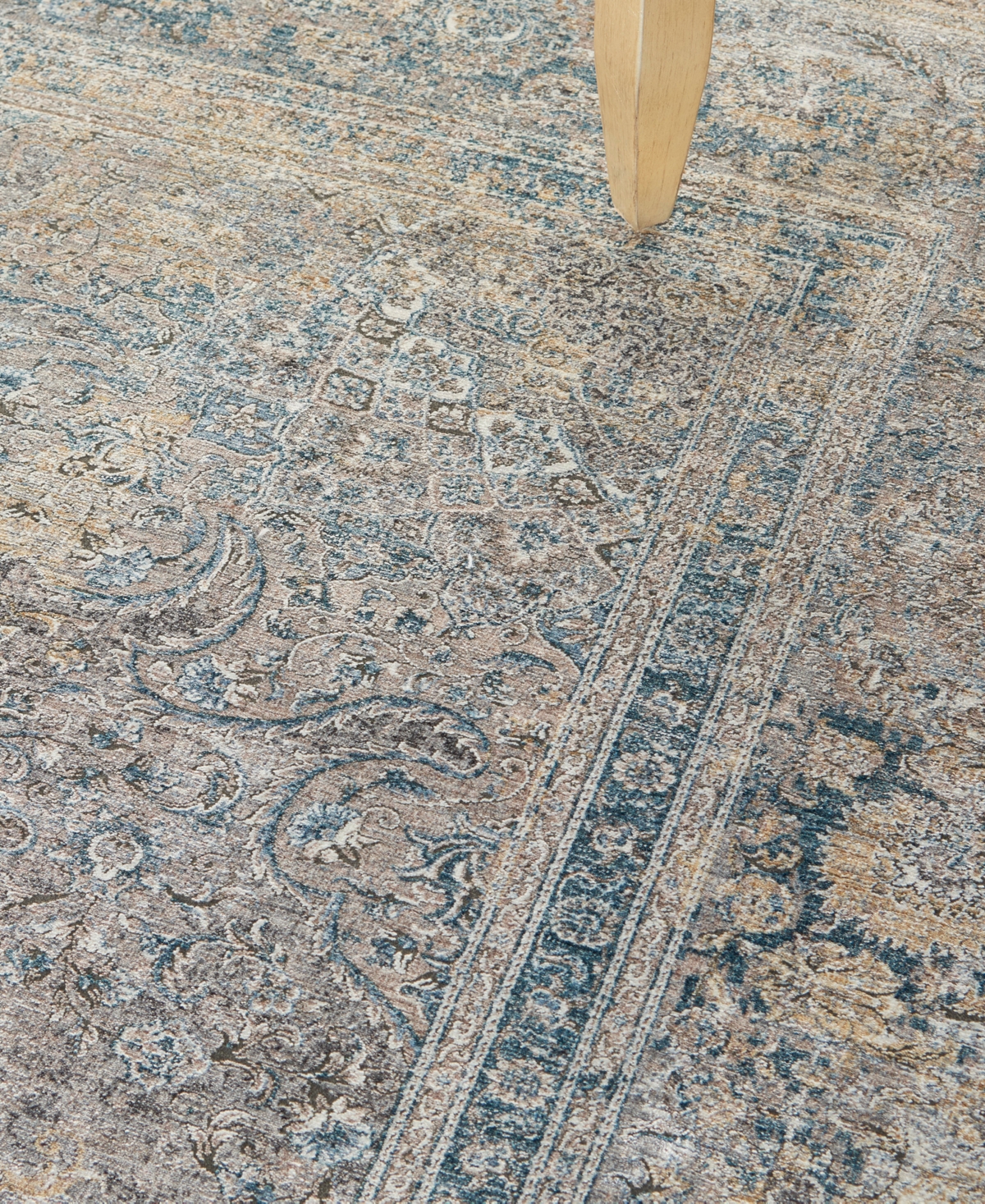 Nourison Home Starry Nights Stn06 8' X 10' Area Rug In Cream,blue