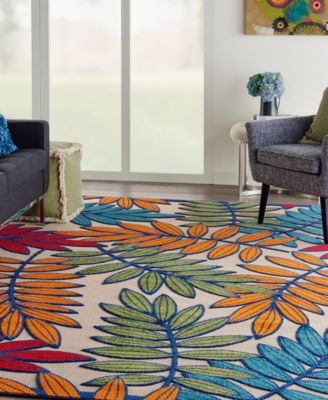 Aloha ALH18 7'10"x 10'6" Outdoor Area Rug