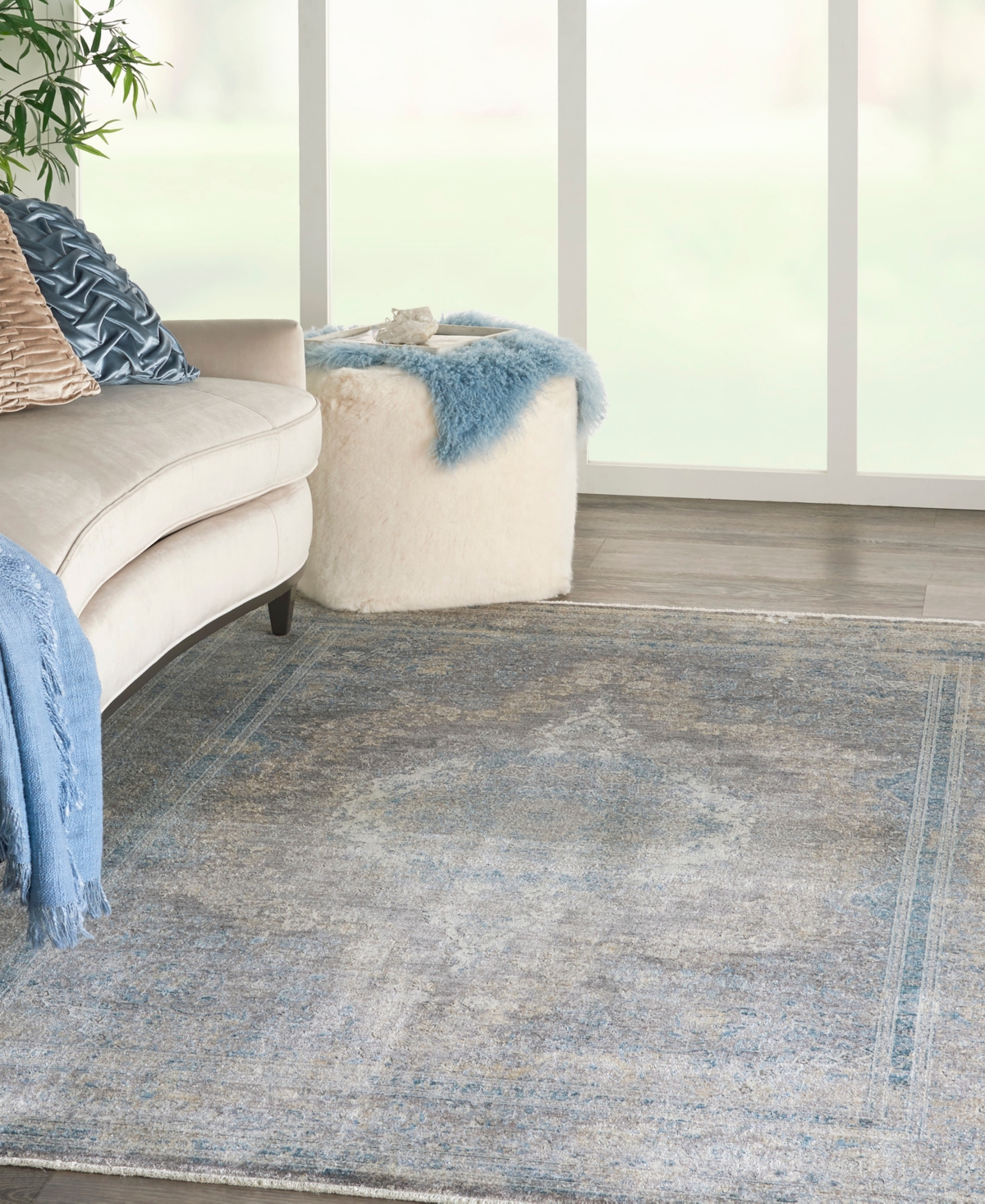 Nourison Home Starry Nights STN06 Area Rug - Blue