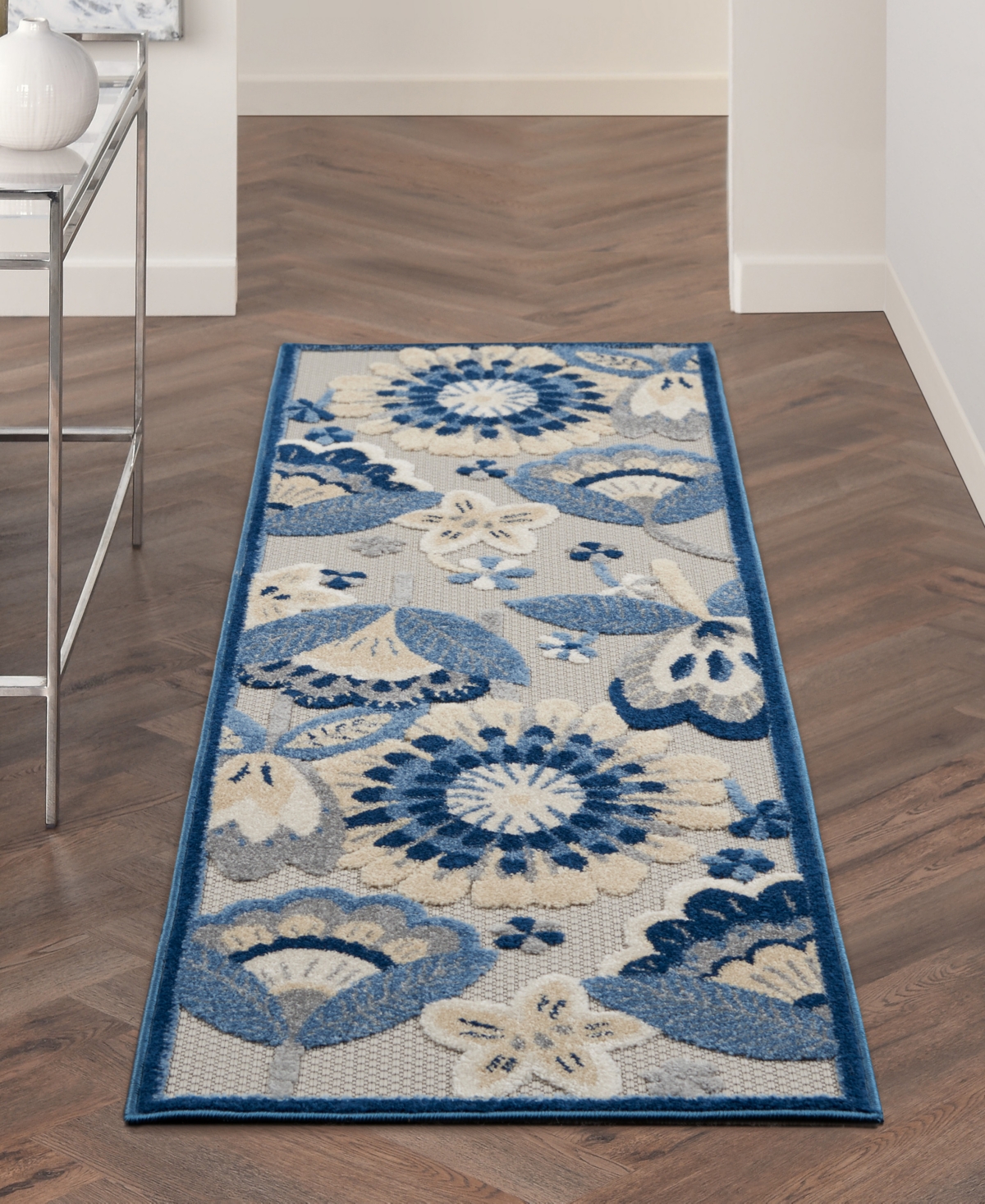 Nourison Home Aloha ALH25 2'3" x 8' Runner Rug