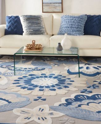 Aloha ALH25 7'10" x 10'6" Outdoor Area Rug