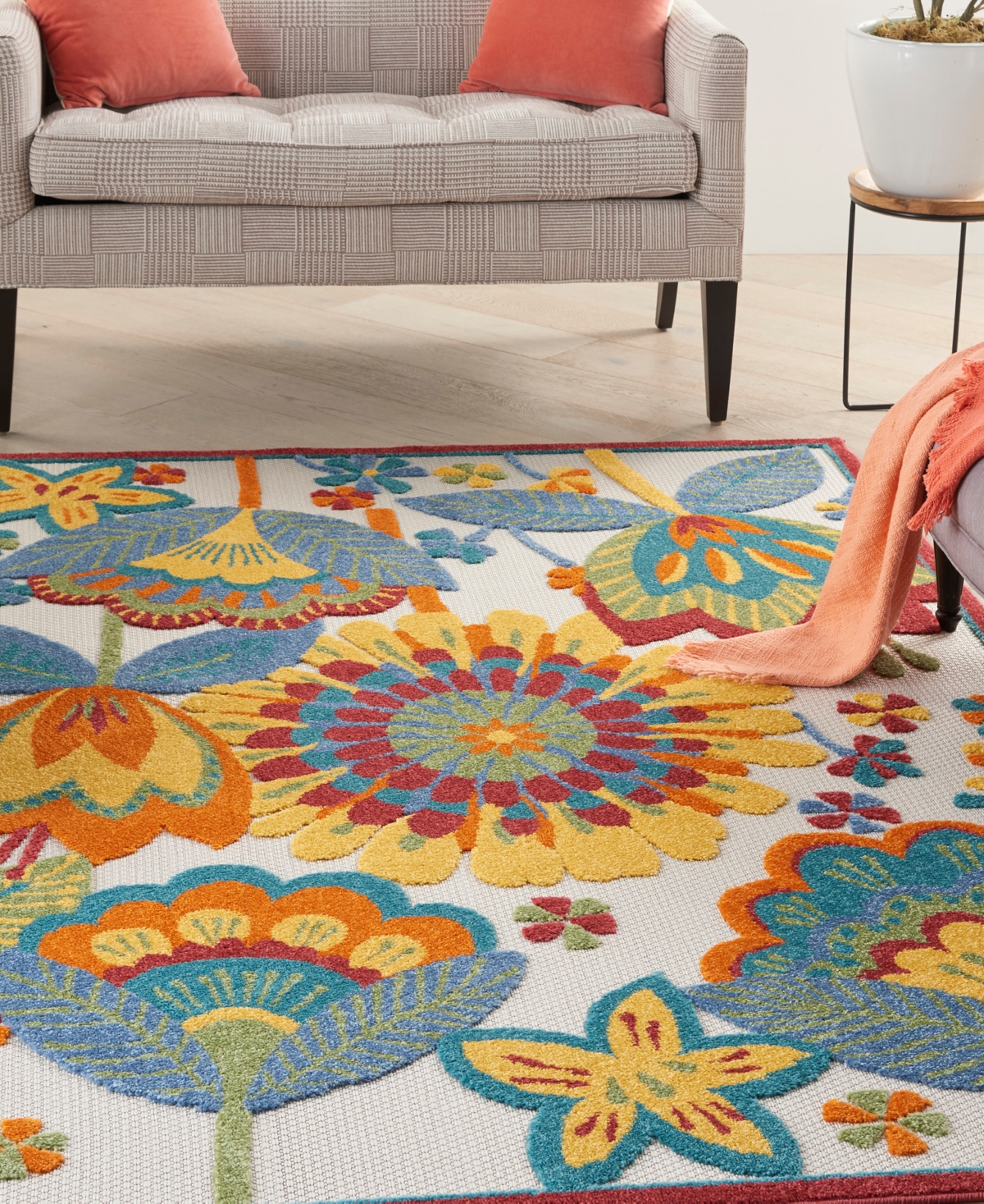 Nourison Home Aloha ALH25 6' x 9' Outdoor Area Rug