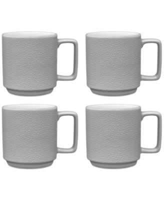 Colortex Stone Stax Mugs, Set of 4