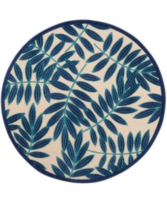 Aloha ALH18 4' x 4' Outdoor Round Area Rug