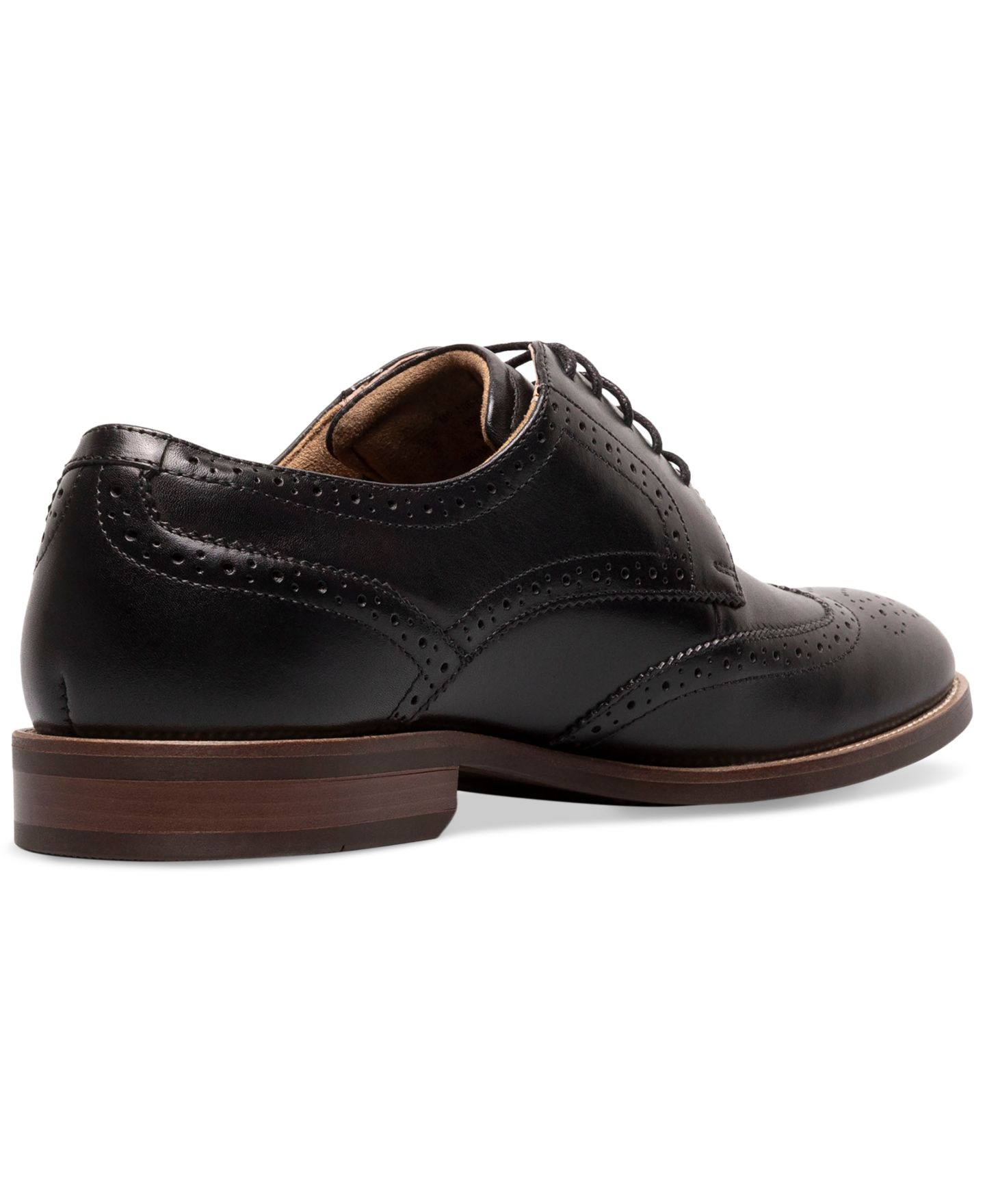 Мужские туфли Florsheim Ruvo Wingtip Oxford Dress Shoes, цвет: Чёрный — фото 8