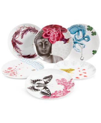 Clinton Kelly - Set of Six Different Dessert Plates