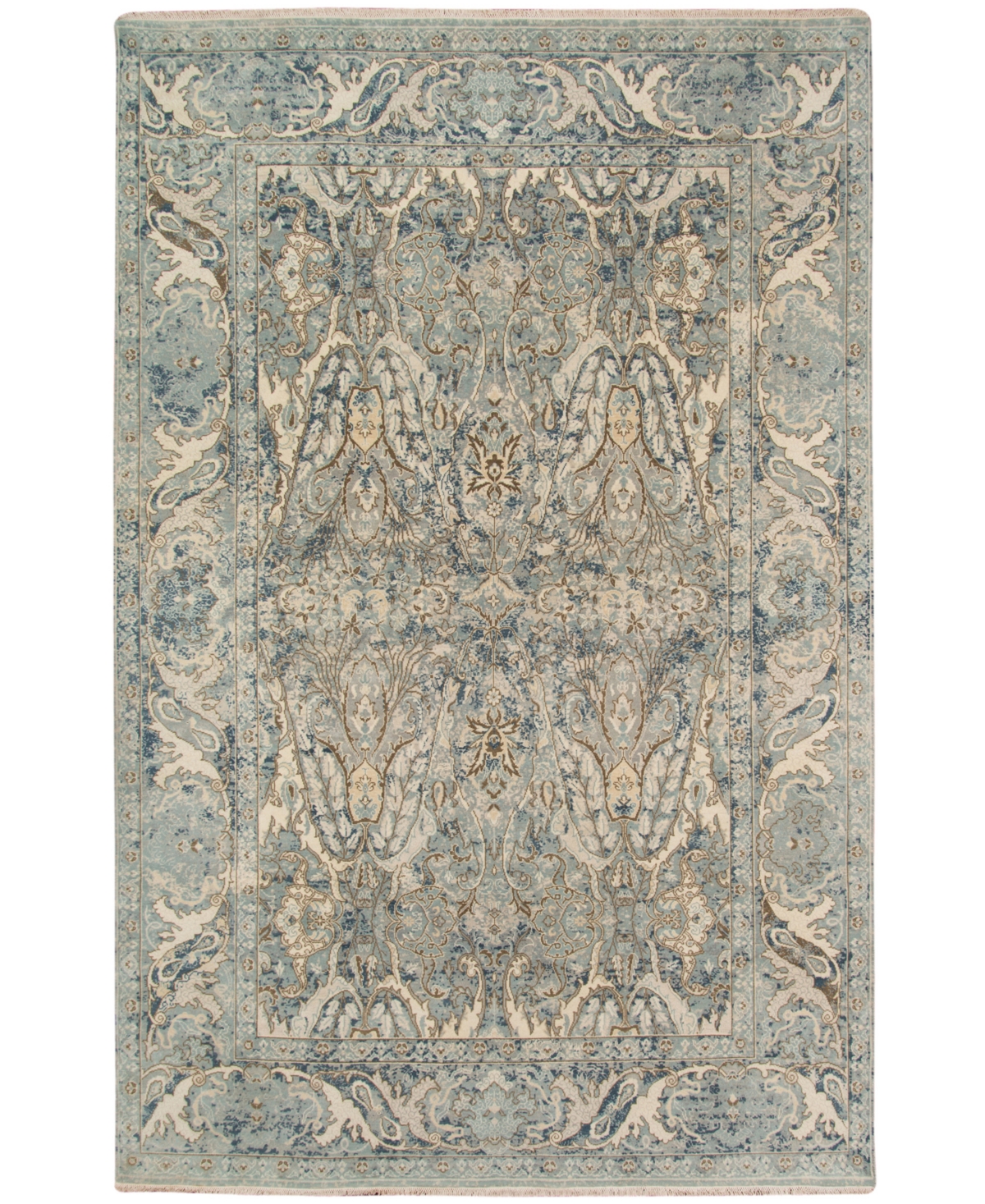 Amer Rugs Vintage-Inspired Pagota 2' x 3' Area Rug - Blue