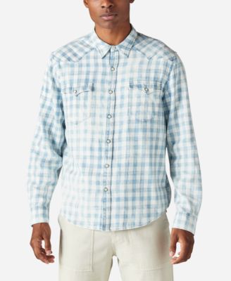 Plaid Western Long Sleeves Shirt 