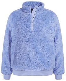 Big Girls Sherpa Fleece Pullover, Created for Macy's 