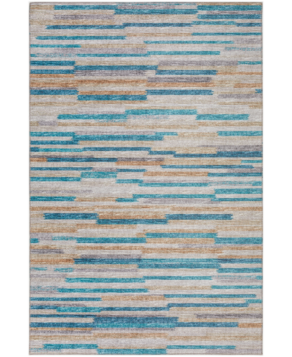 D Style Buttes BTS8 8' x 10' Area Rug - Ocean