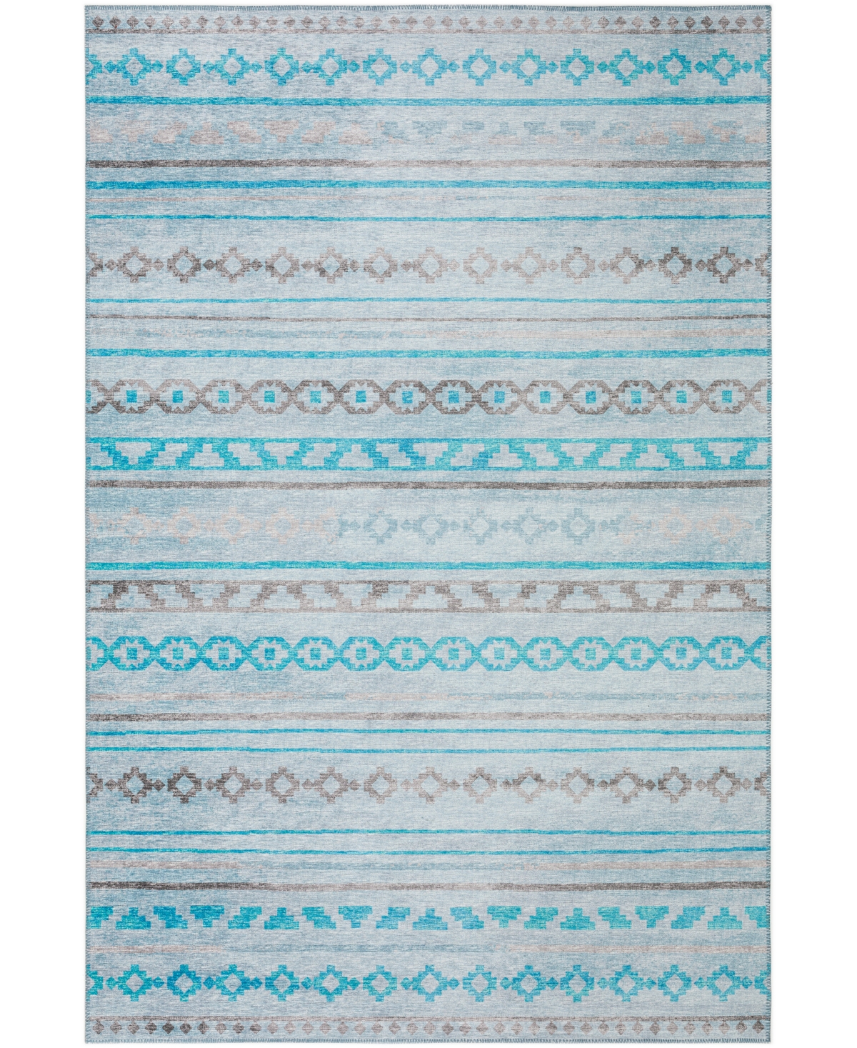 D Style Buttes BTS10 8' x 10' Area Rug - Mist